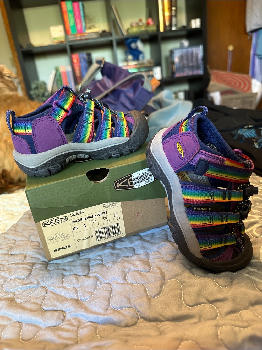Keen Kids Multicolored Rainbow & Purple Newport H2 Sandal